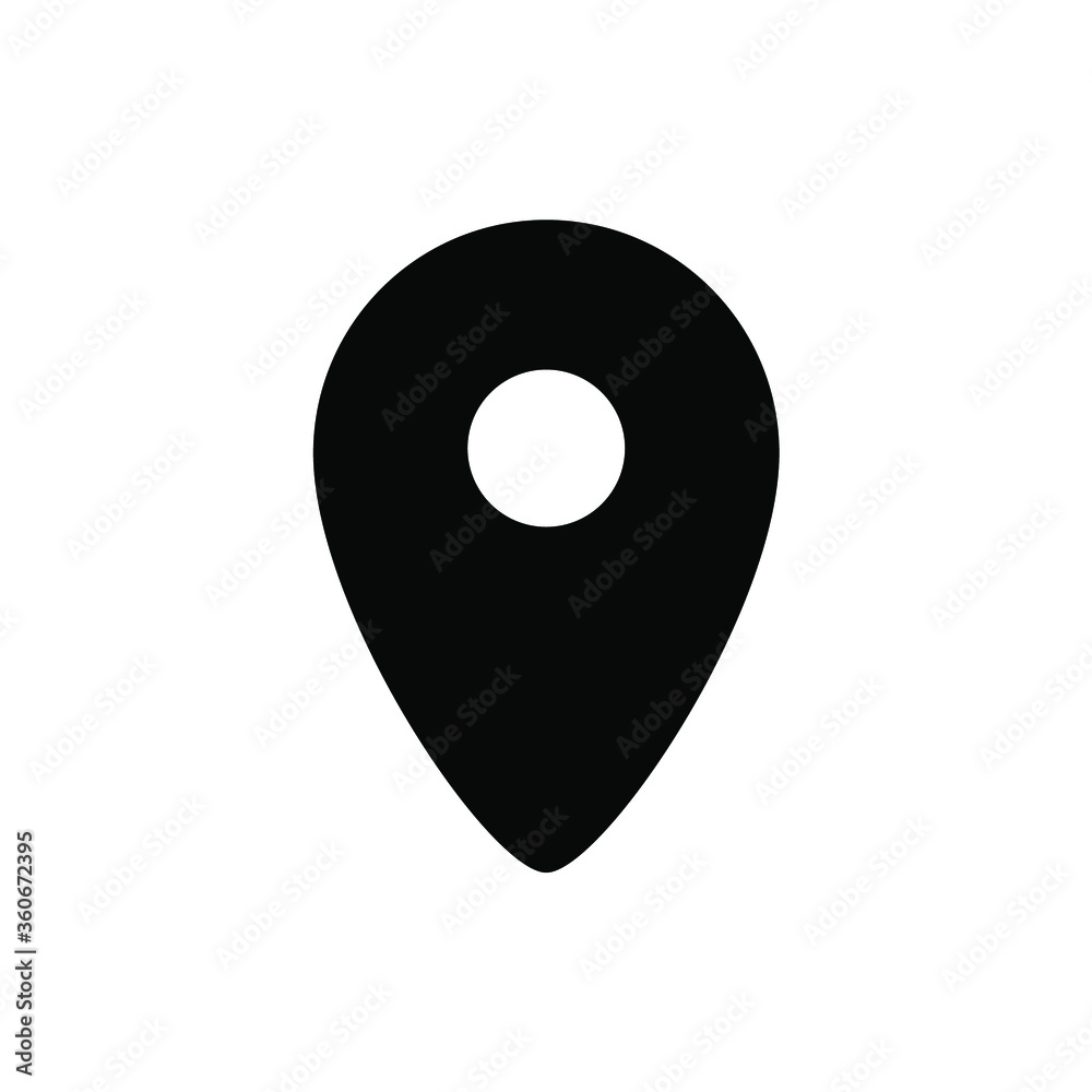 map pin marker Icon Vector Logo Template map pin marker Icon Vector Logo Template
