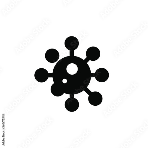 Virus icon Vector Illustration template.