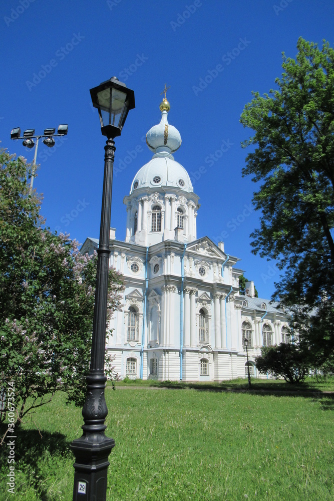 Smolny cathedral, Saint-Petersburg, Russia (2)