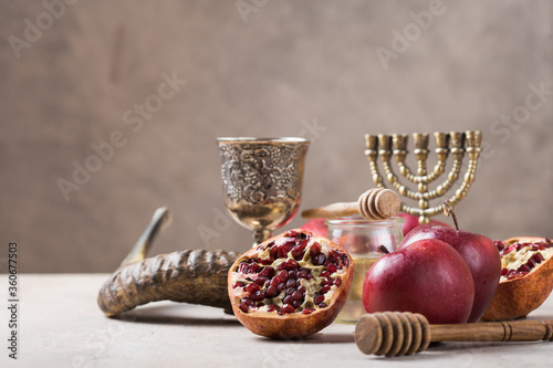 Εκτύπωση καμβά Rosh hashanah - jewish New Year holiday concept