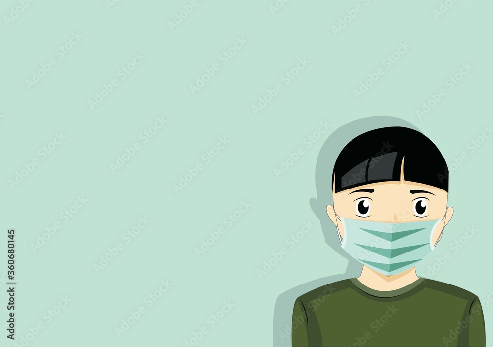 Wearing Respiratory Mask To Prevent Corona Viruses