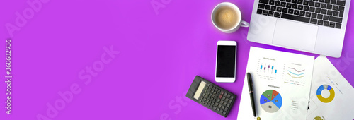 Business office desk top