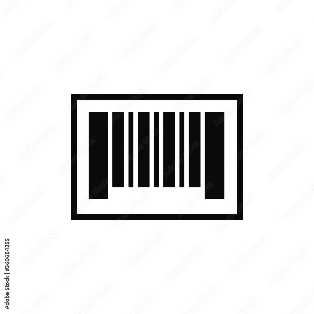 Barcode Icon Vector Logo Template Barcode Icon Vector Logo Template