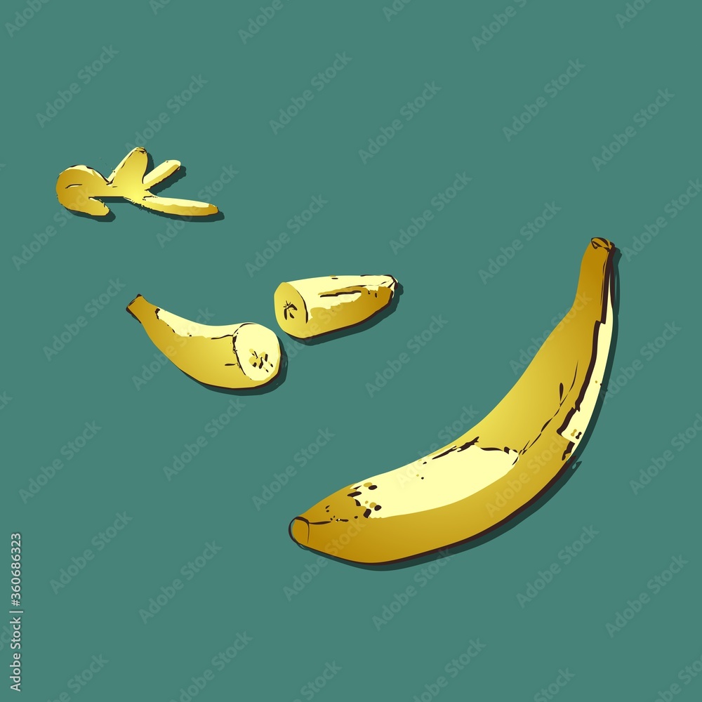 Banane à la Worhol 