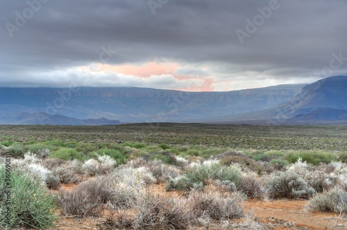 VIEW OF THE TANKA KAROO from the slopes of Elandsberg in the Tankwa Karoo national Park.  photo