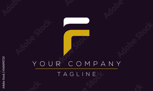 Letter F Logo Design, Creative Modern Icon F