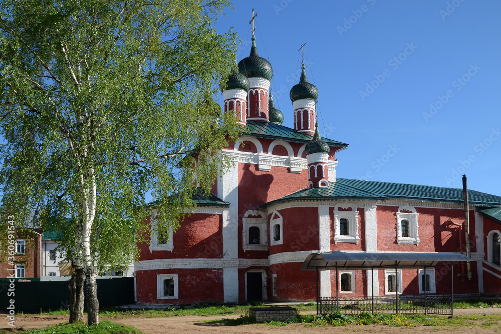 Smolenskaya church of Epiphany convent. Uglich, Yaroslavl Oblast, Russia.