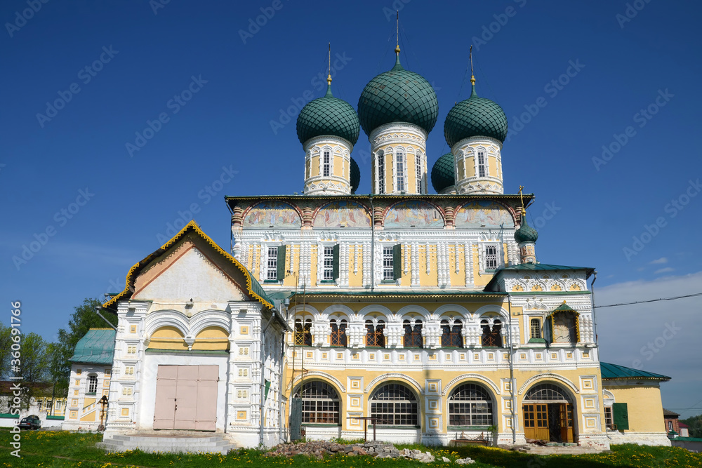 Resurrection Cathedral (Voskresensky cathedral, 18th century). Tutayev, Yaroslavl Oblast, Russia.