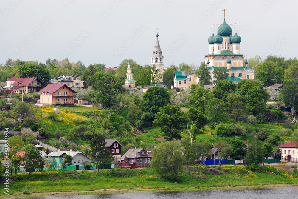 Resurrection Cathedral (Voskresensky cathedral, 18th century). Tutayev, Yaroslavl Oblast, Russia. Resurrection Cathedral (Voskresensky cathedral, 18th century). Tutayev, Yaroslavl Oblast, Russia.