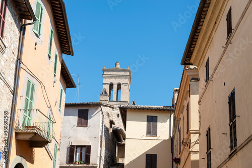 architecture in the alleys of the town of spello