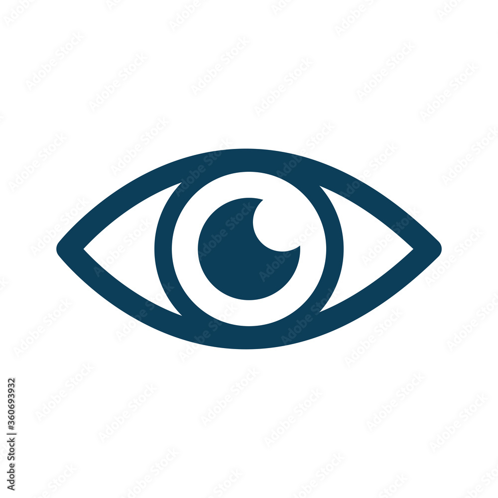 eye - eye ball icon vector design template eye - eye ball icon vector design template