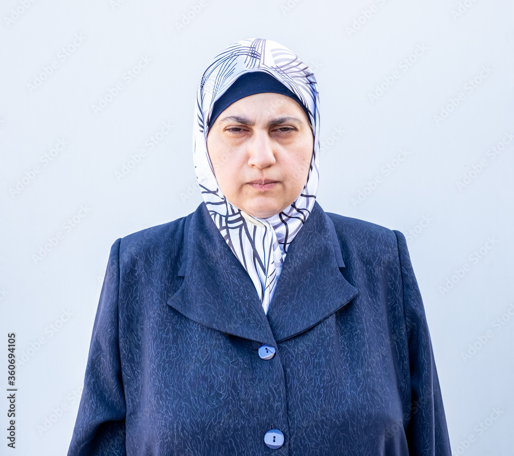 Arabic muslim woman feeling upset Arabic muslim woman feeling upset