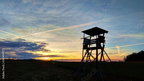 Hunting lookout tower