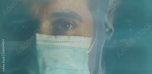 concept of corona virus and...