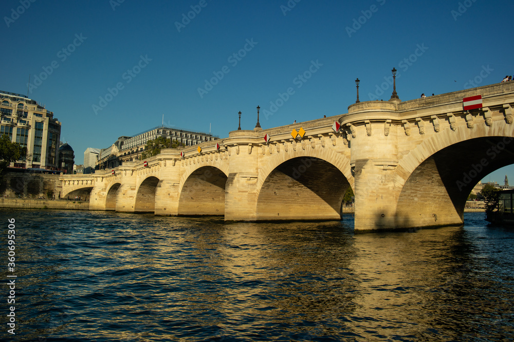 Old bridge in Seine