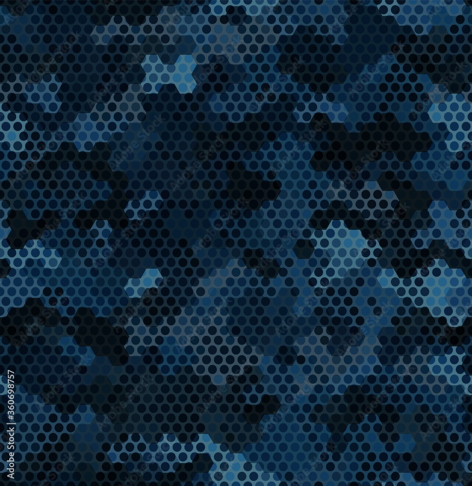 Camouflage Seamless Pattern Texture Abstract Modern Stock Vector