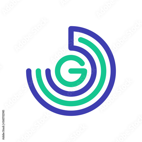 5g logo sign vector template. Letter G logo Free Download 5g logo sign vector template. Letter G logo - GFXLoad