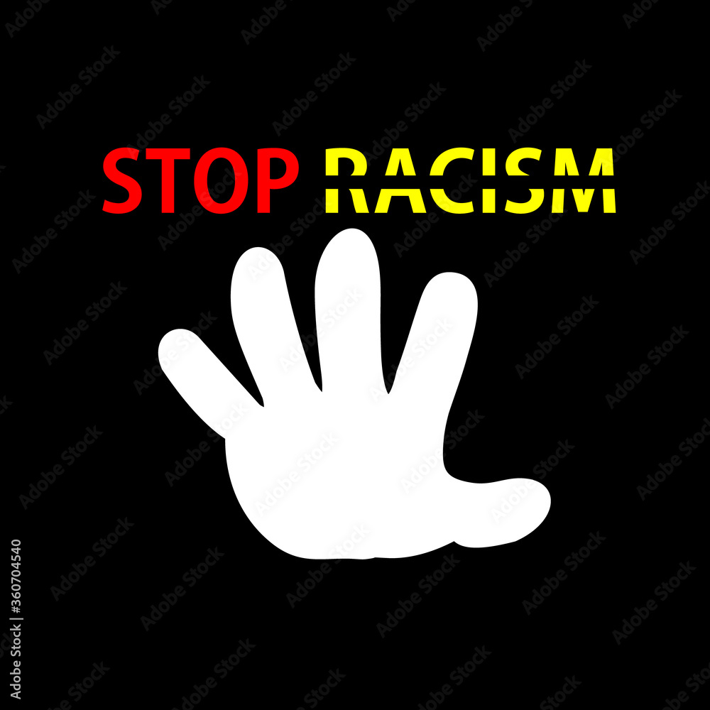 slogan stop racism vector illustration slogan stop racism vector illustration