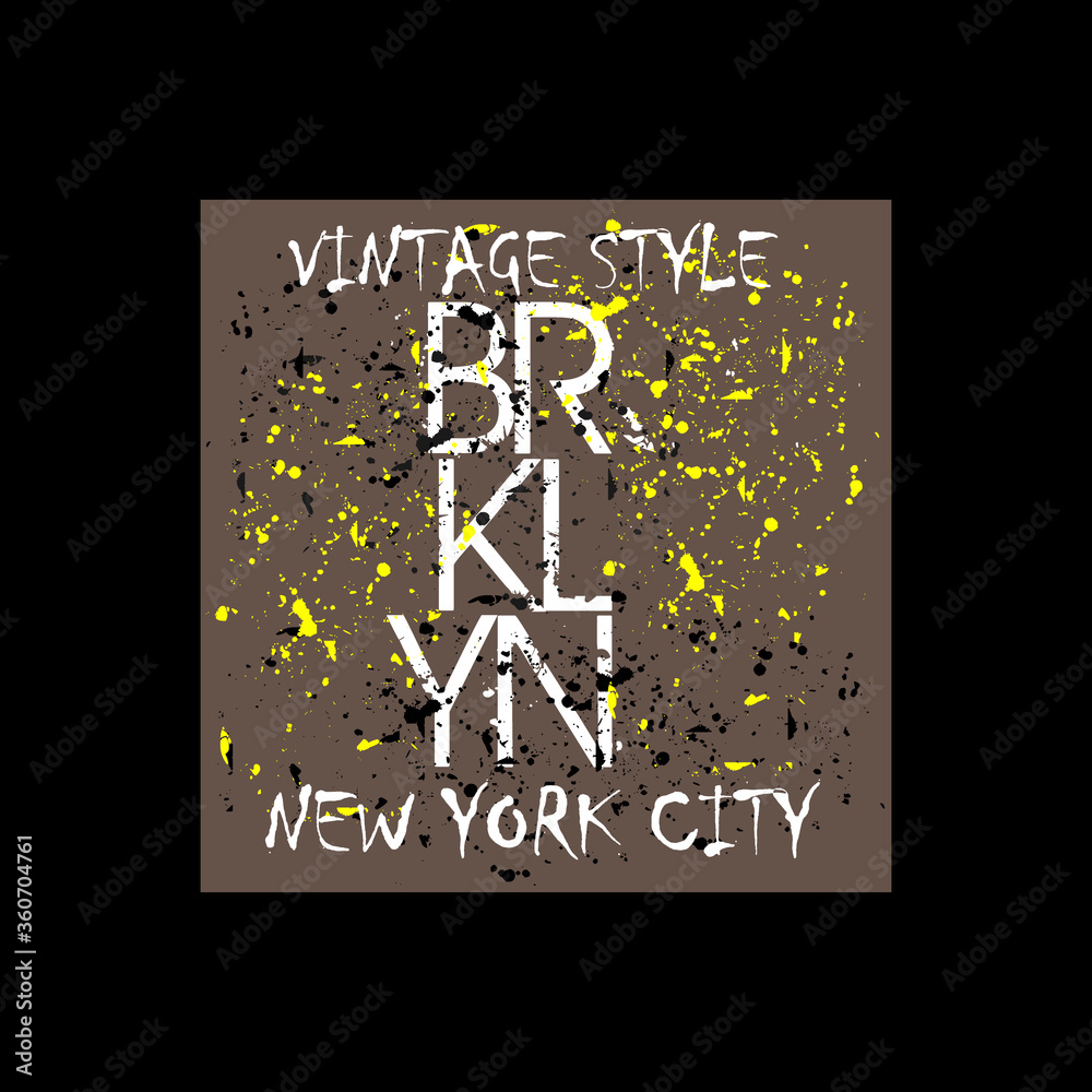 Obraz premium symbol brooklyn illustration