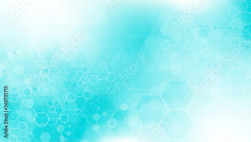 DNA digital, sequence, code structure with glow. Science concept and nano technology background. vector design.