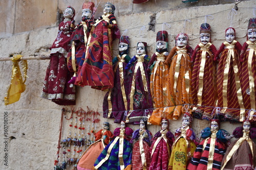 puppet doll or Kathputli is a string puppet theatre, native to Rajasthan, India