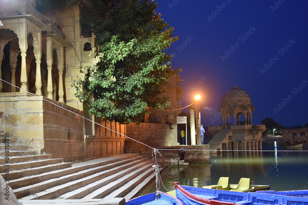 Gadisar Lake has been a landmark in the beautiful city of Jaisalmer