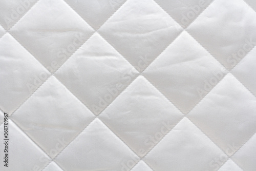 white cotton quilted fabric macro