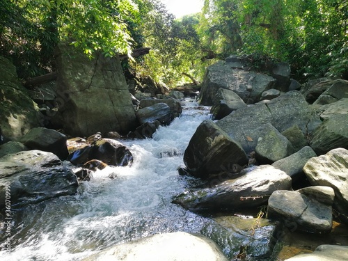 long brook among stones