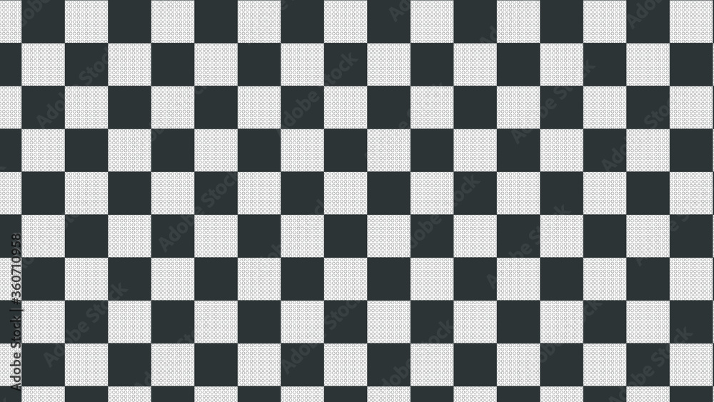 Fototapeta premium black and white checkers. Pattern