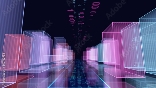 Cyber city virtual street view