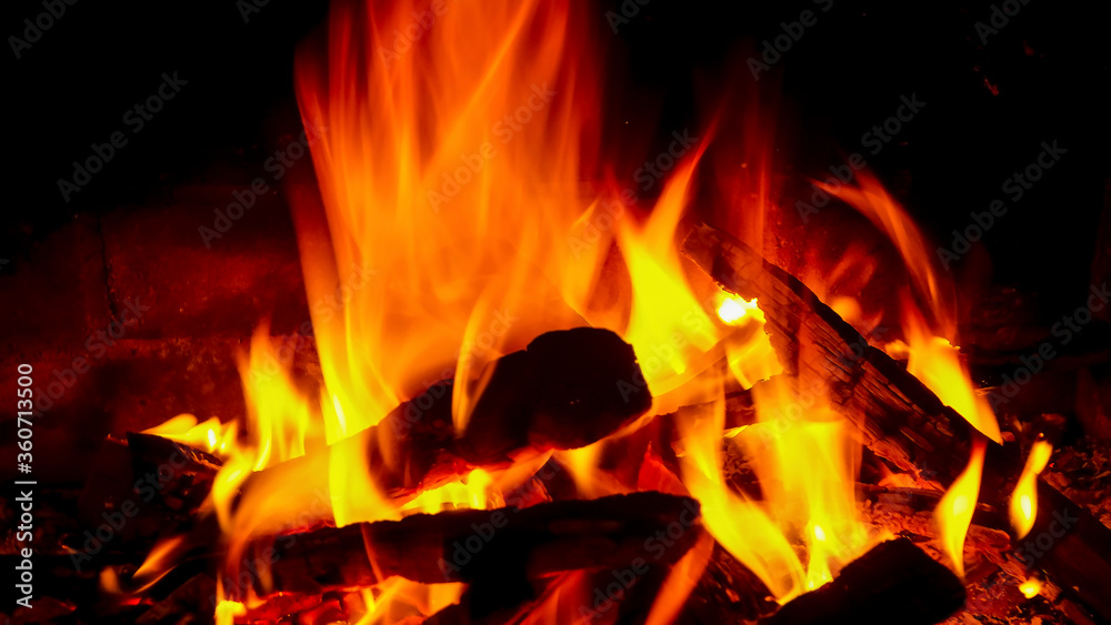 abstract burning fire with embers abstract burning fire with embers