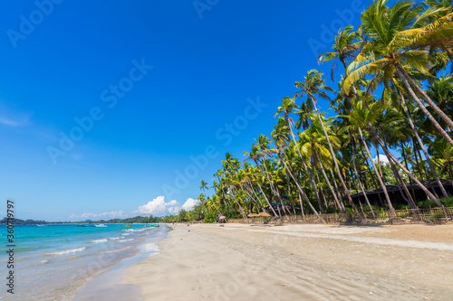 tropical beach of thandwe, burma