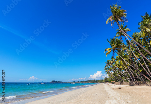 tropical beach of thandwe, burma