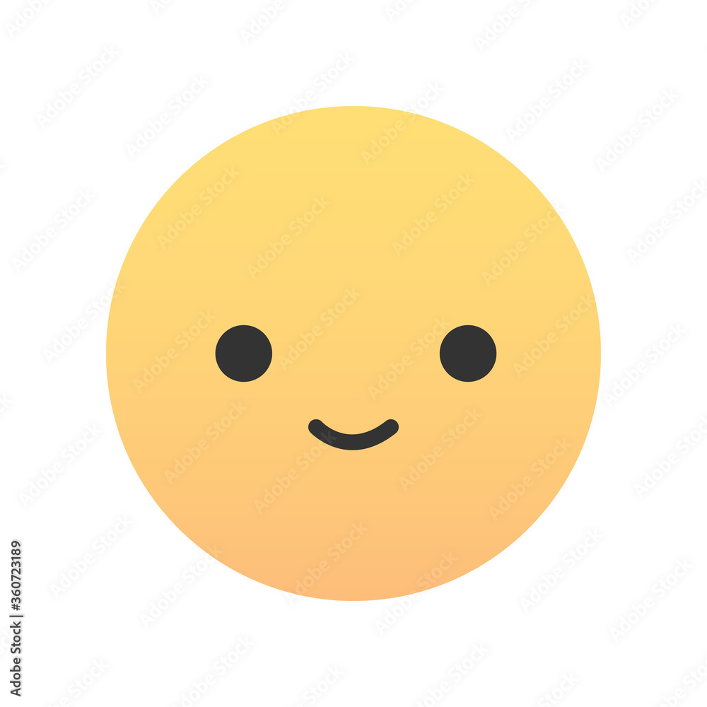 Cute emoji - emoticon icon. Vector illustration. Cute emoji - emoticon icon. Vector illustration.