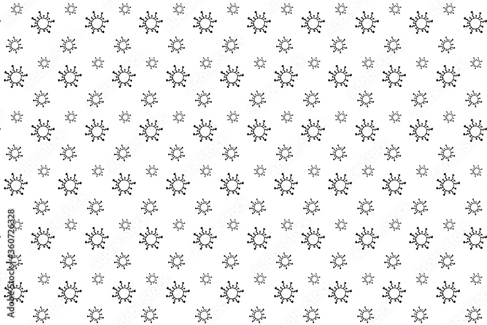 Pattern background with covid elements. Covid pattern background. Pattern background with covid elements. Covid pattern background.
