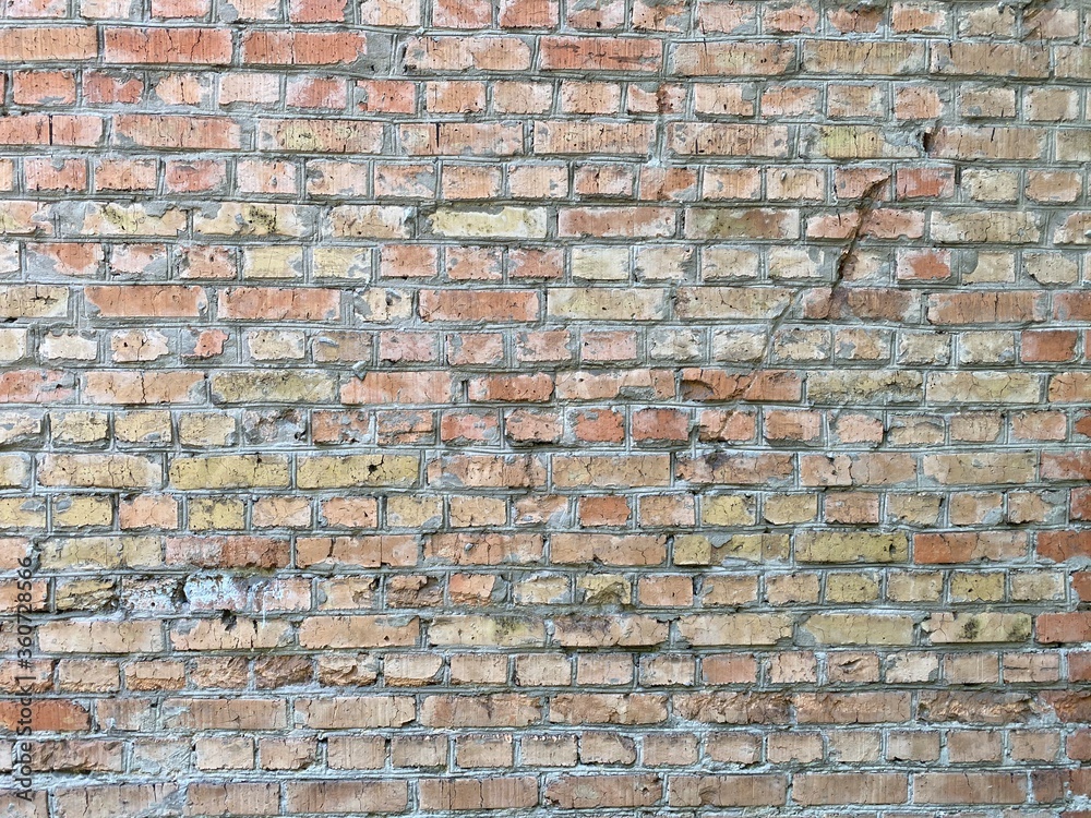 Naklejka premium old brick wall background