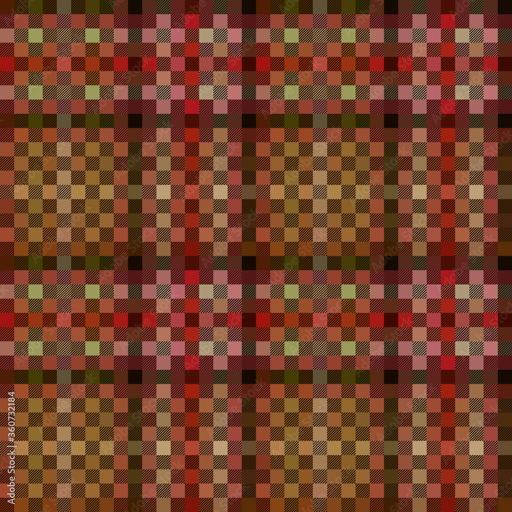 Muted seamless tartan rectangular texture