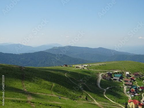 mountain landscape in the summer