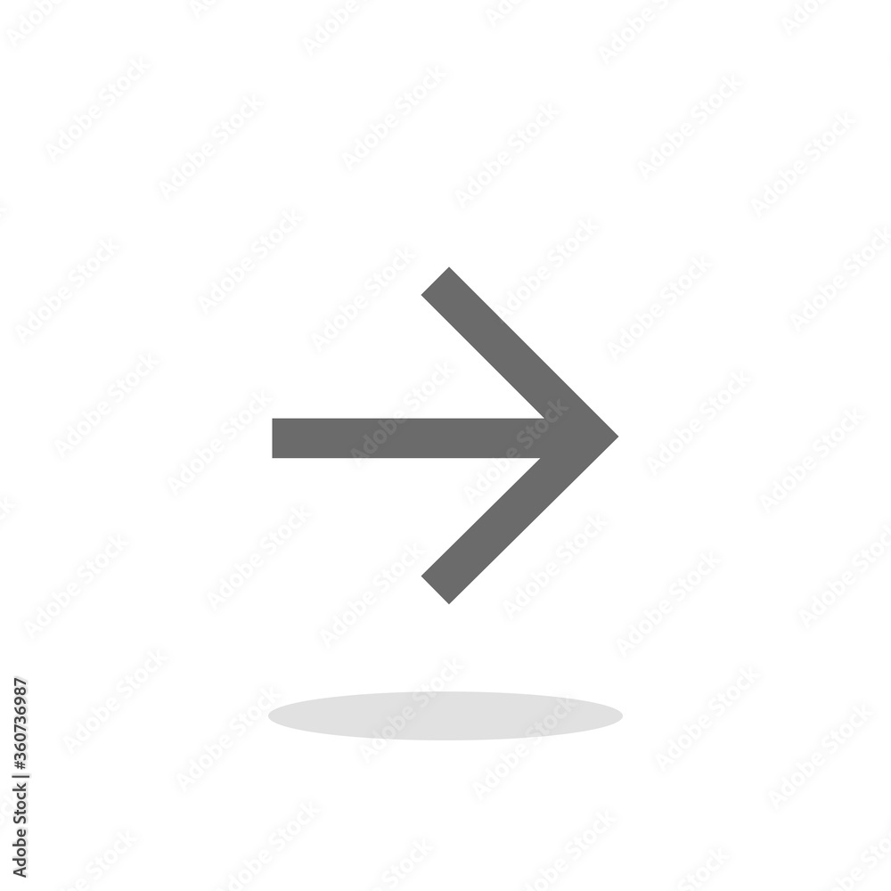 Arrow Icon in flat style. Arrow symbol for your web site design, logo, app, UI. Vector illustration Arrow Icon in flat style. Arrow symbol for your web site design, logo, app, UI. Vector illustration