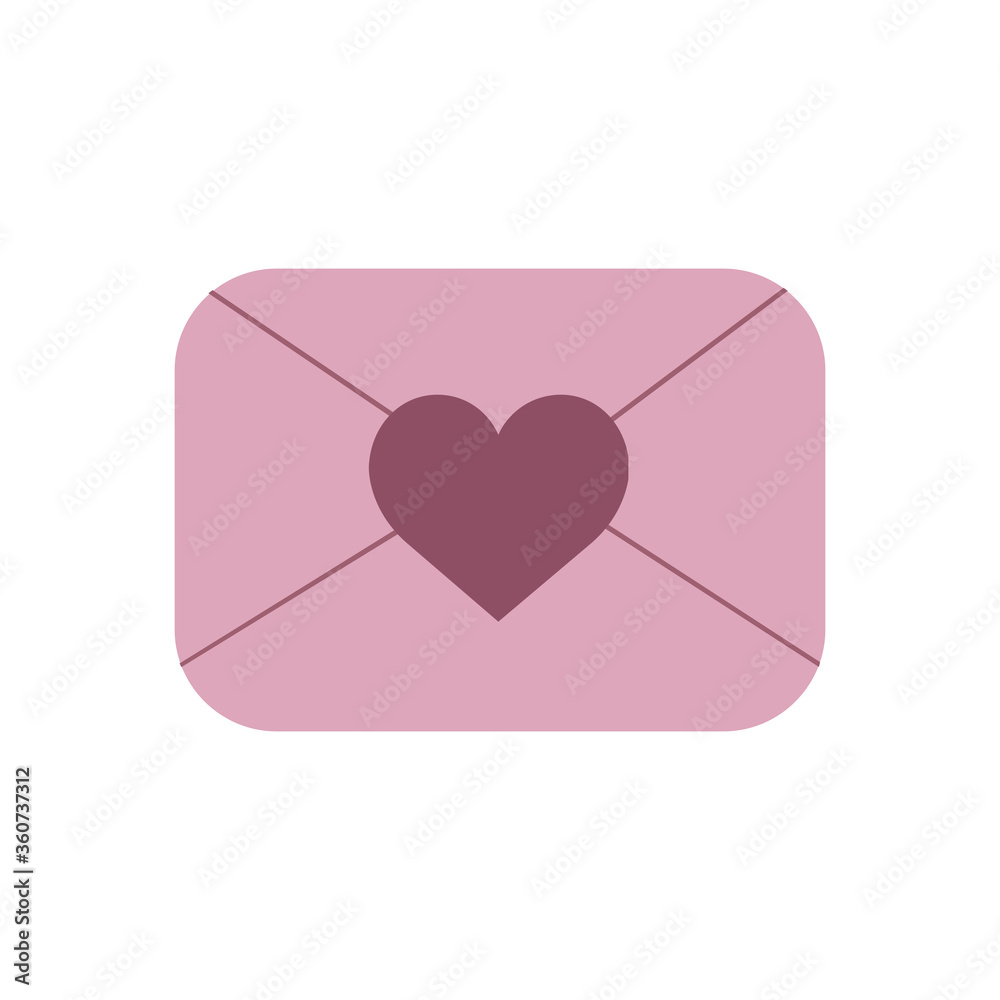 Love Flat Icon vector illustration. Love Flat Icon vector illustration.