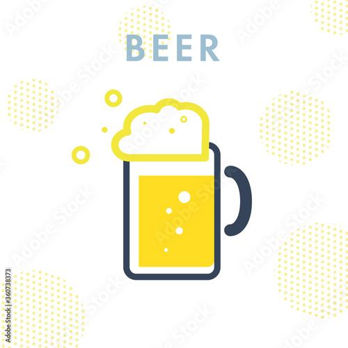 ビールのイラスト
