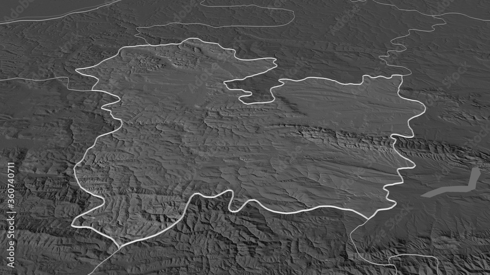 Targovishte, Bulgaria - outlined. Bilevel Targovishte, Bulgaria - outlined. Bilevel