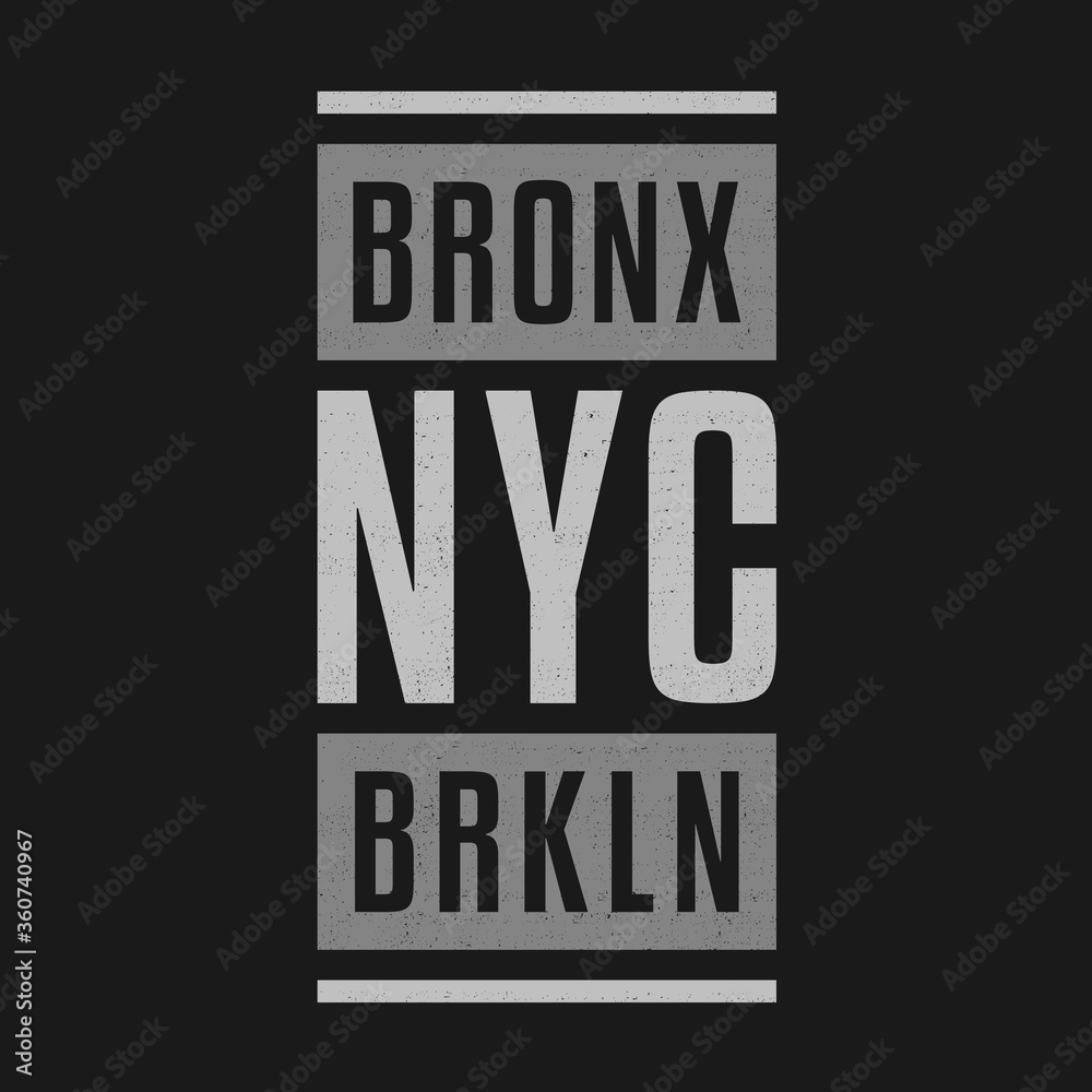 Retro Brooklyn print.