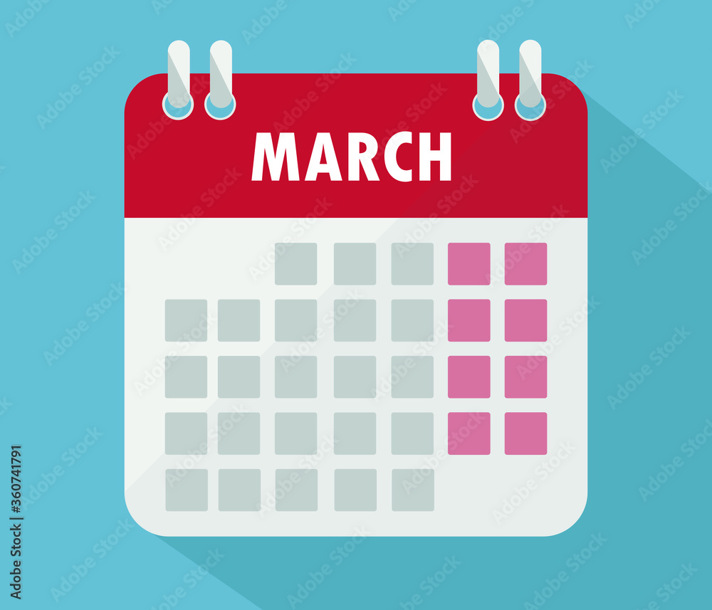 March calendar. Vector, Calendar, poster, graphic. March calendar. Vector, Calendar, poster, graphic.
