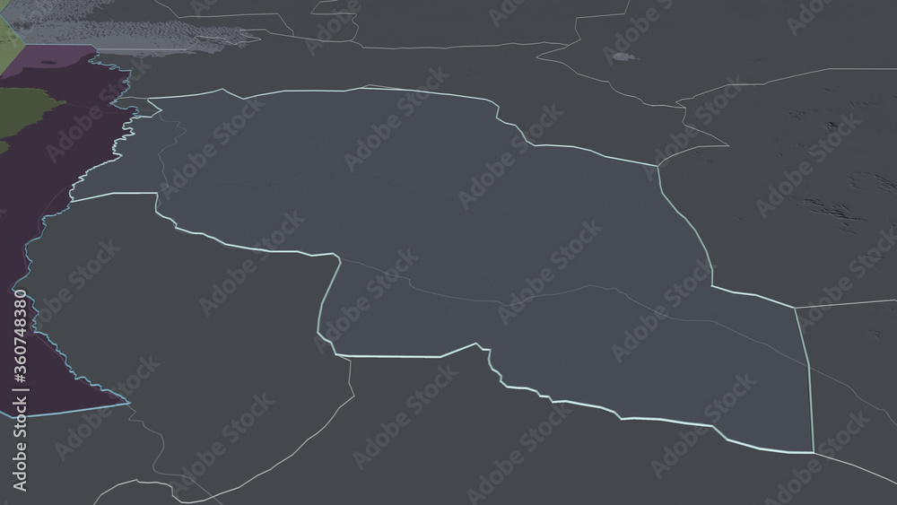 Chari-Baguirmi, Chad - outlined. Administrative Chari-Baguirmi, Chad - outlined. Administrative