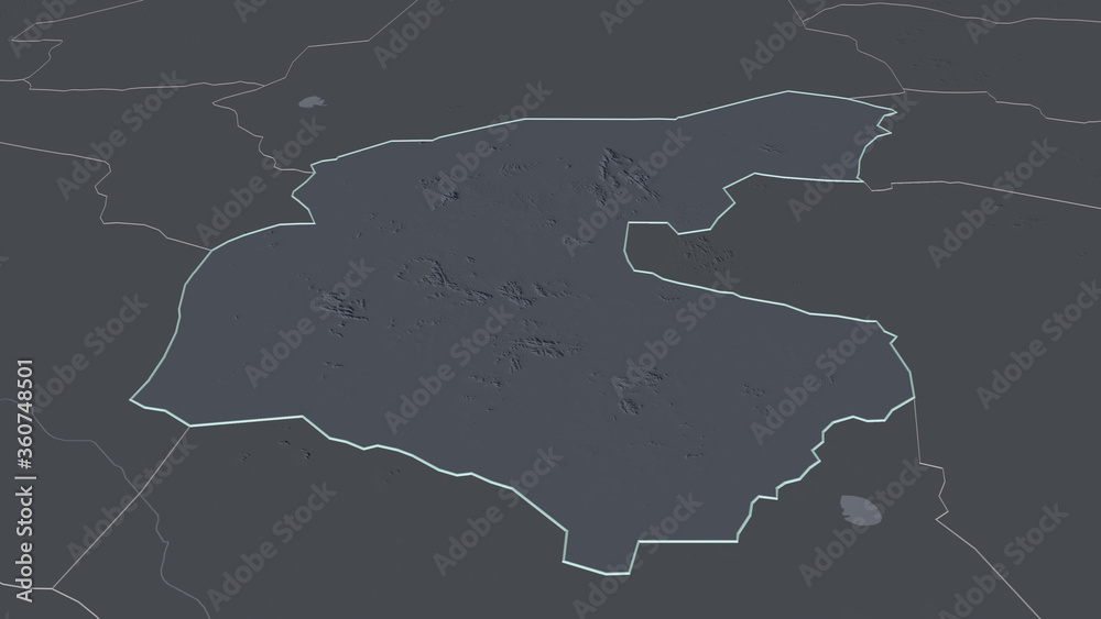 Guéra, Chad - outlined. Administrative Guéra, Chad - outlined. Administrative