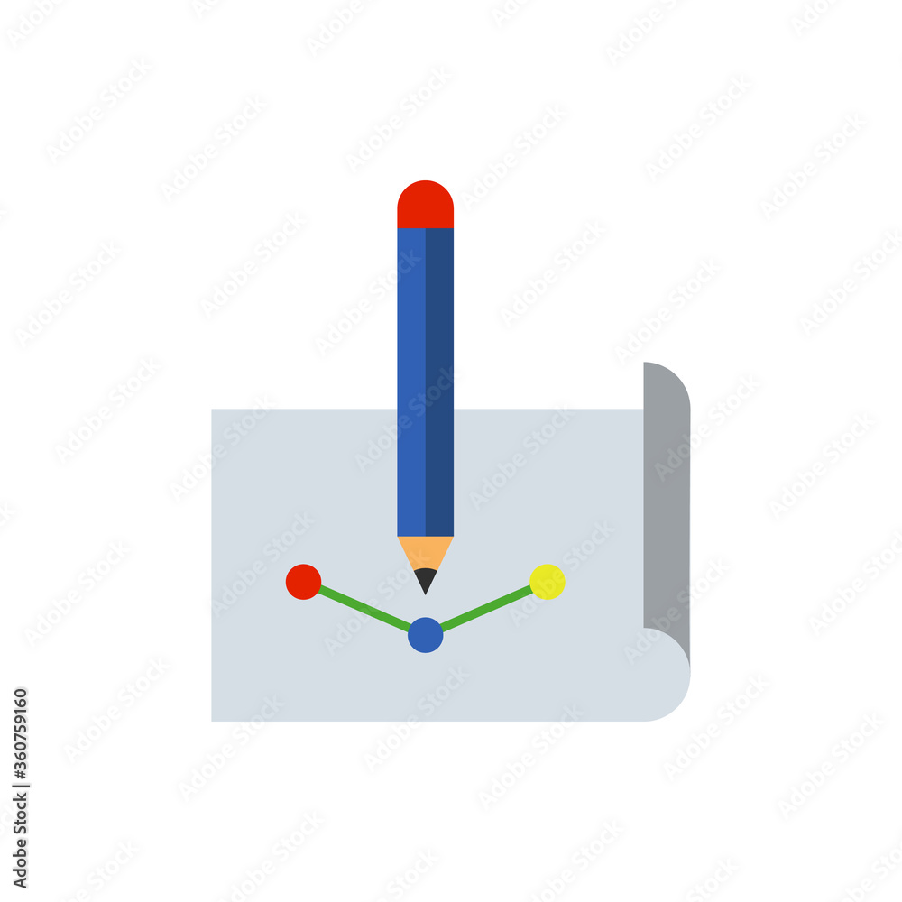 drawing attributes colored icon drawing attributes colored icon