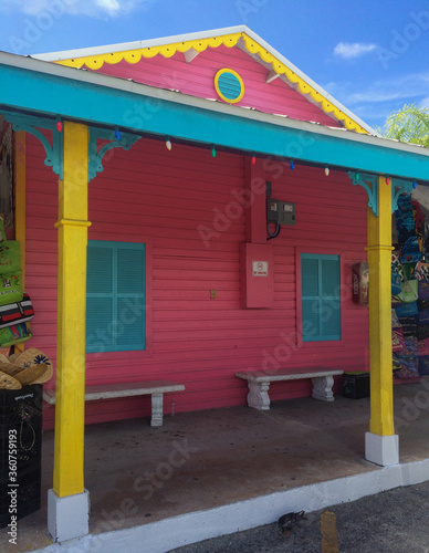 Freeport Grand Bahama - Bahamas Caribean 
Primary shopping colorful venues for tourists include the International Bazaar near downtown Freeport and the Port Lucaya Market Place in Lucaya