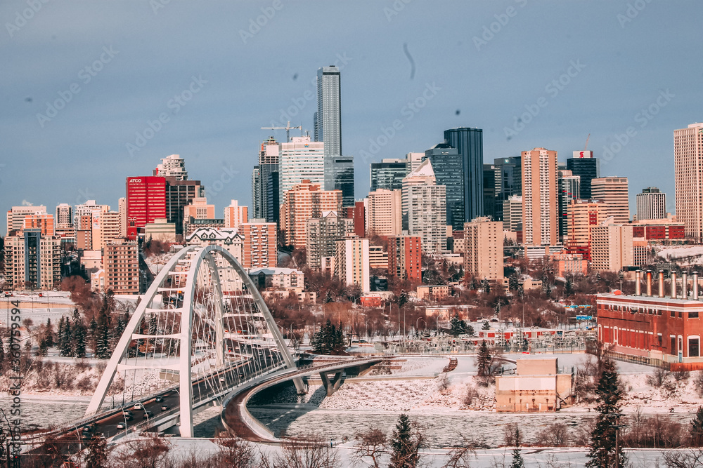 Fototapeta premium Edmonton City Skyline