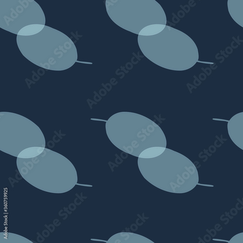 Modern leaf pattern background vector repeat